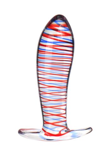 California üveg anal  plug -12cm.