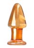 Gold üveg anal plug.