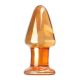 Gold üveg anal plug.