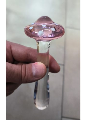 Gold üveg anal plug.