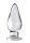 Vegas Üveg anal plug -5 cm átmérő.