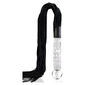 Icicles No.38. Üveg-bőr korbács  Műbőr