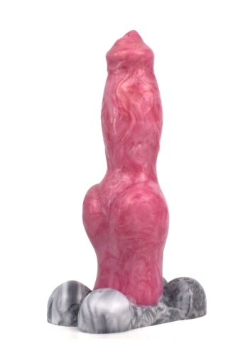 Német Juhász dildó spriccelős,vibris 17cm.
