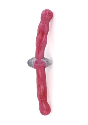 Pink alien dupla dildó-12cm.