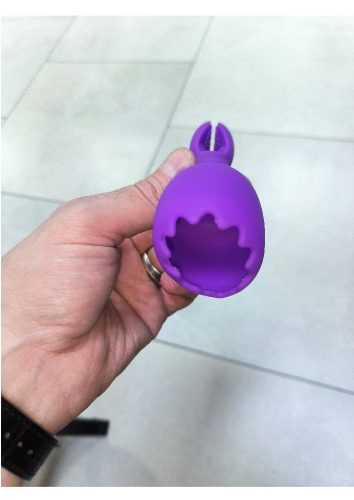 Bunny szilikon wand feltét. Lila