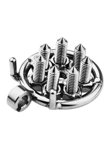 Férfi erényöv állítható tüskékkel Heregyűrű:50mm